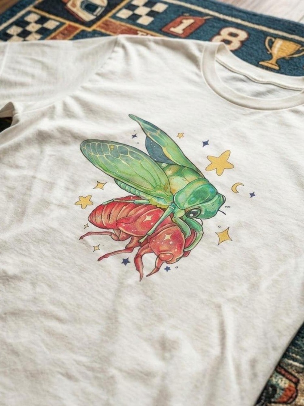 Gildan White Heavy Cotton Tee with Neck Tag - Picture 2 of 4